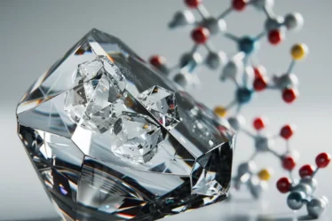 carbon-compounds-diamond-crystal-structure-front