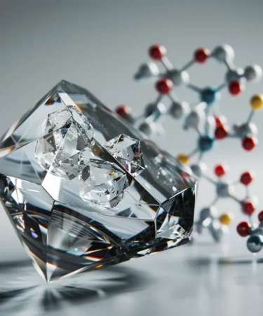 carbon-compounds-diamond-crystal-structure-front