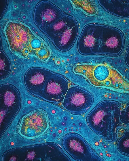 Cell organelles control protein synthesis, energy production, and transport